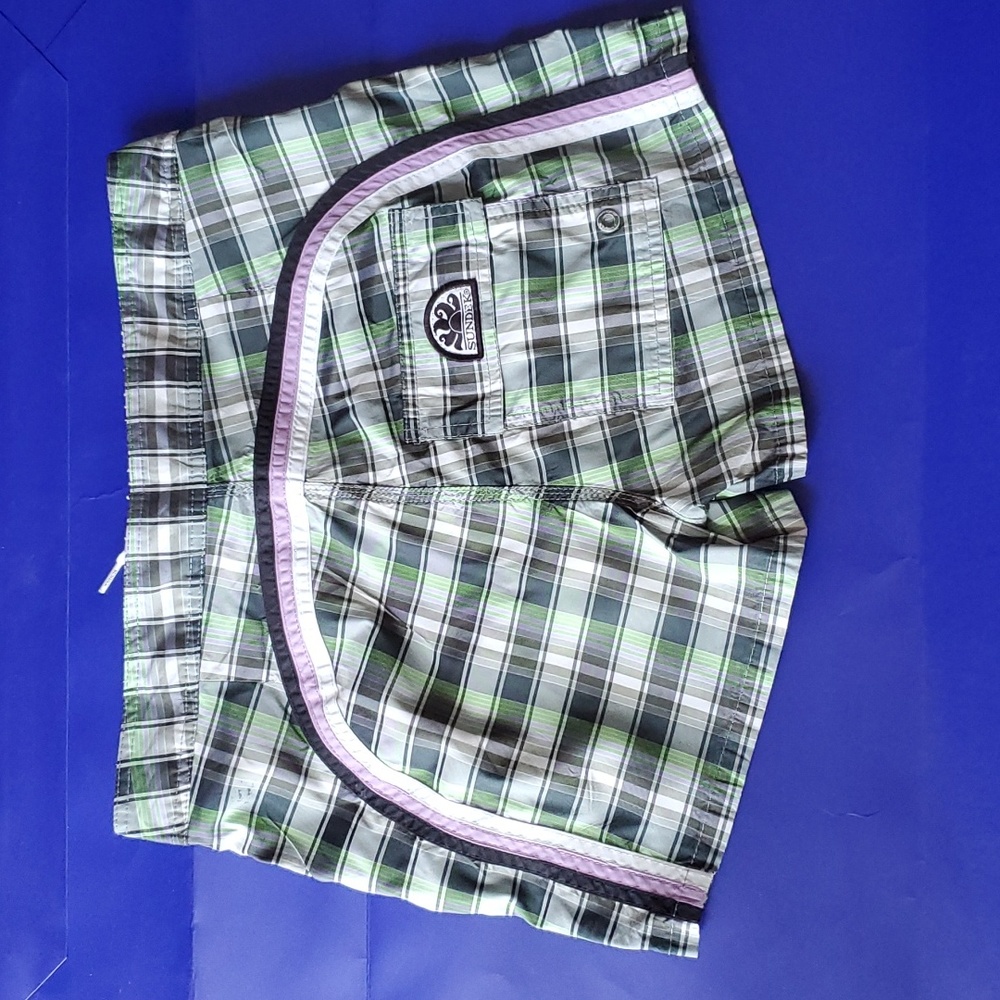 Plaid Sundek shorts